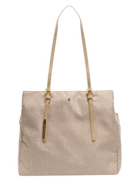 BORBONESE L'ECOLE NYLON  Umhängetasche, mit Schultergurt Sand - Damentaschen