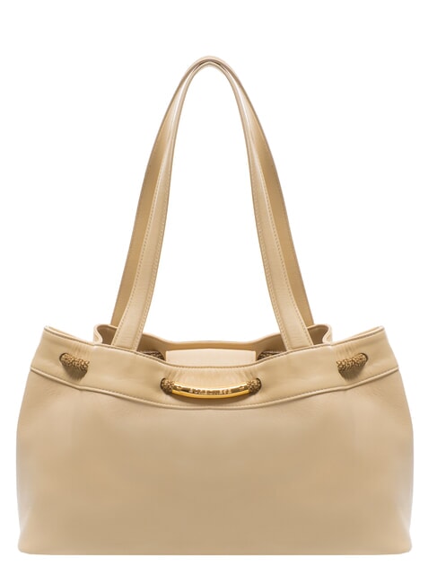 BORBONESE FILO  Umhängetasche, Leder Sand - Damentaschen