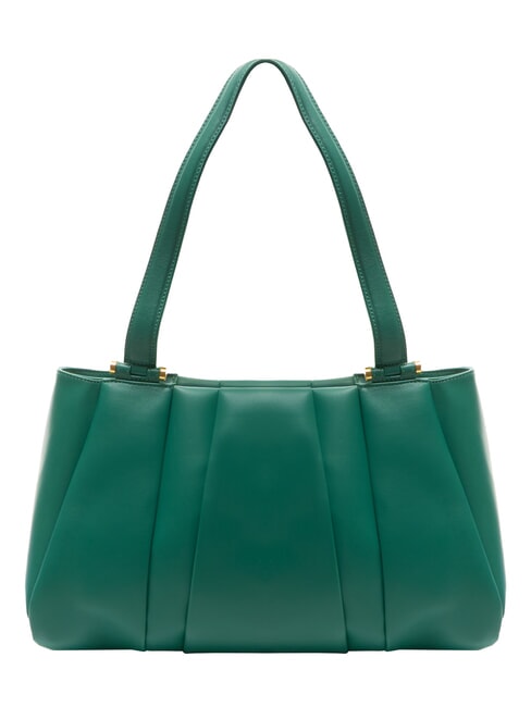 BORBONESE L ECLAIR  Maxi Umhängetasche aus Leder Wald - Damentaschen