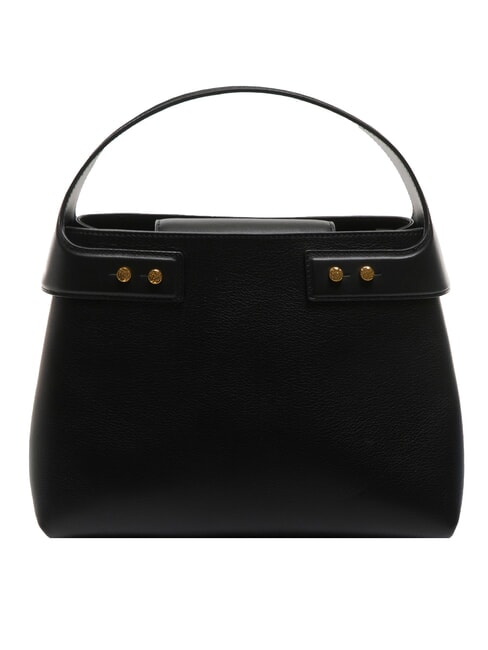BORBONESE ARMOR  Handtasche, mit Schultergurt, aus Leder Schwarz - Damentaschen