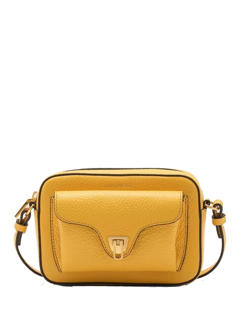 COCCINELLE BEAT SOFT Minitasche aus strukturiertem Leder sonnig - Damentaschen