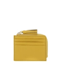 COCCINELLE TASSEL Kartenetui mit Reißverschluss aus gehämmertem Leder - Brieftaschen Damen