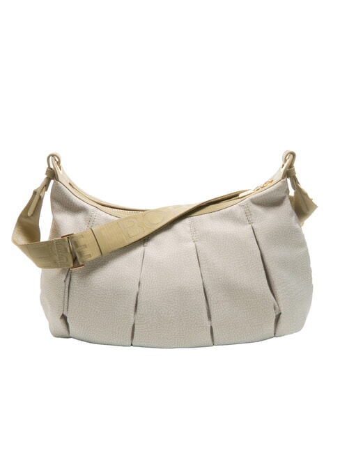 BORBONESE CROISSANT HOBO MEDIUM Umhängetasche, mit Schultergurt khaki - Damentaschen