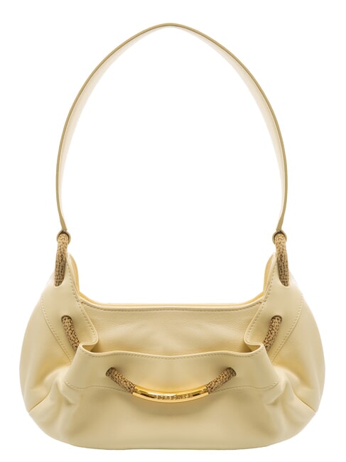 BORBONESE FILO Hobo Umhängetasche, Leder Ingwer - Damentaschen