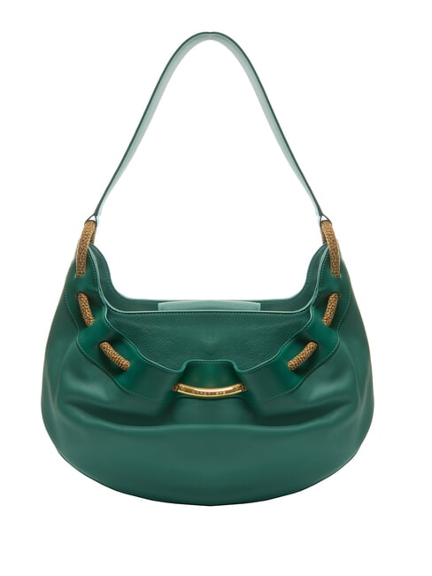 BORBONESE FILO Umhängetasche, Leder Wald - Damentaschen