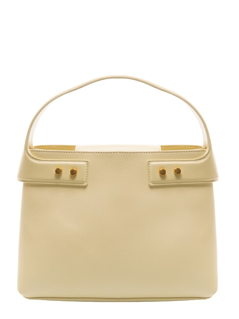 BORBONESE ARMOR  Handtasche, mit Schultergurt, aus Leder Ingwer - Damentaschen