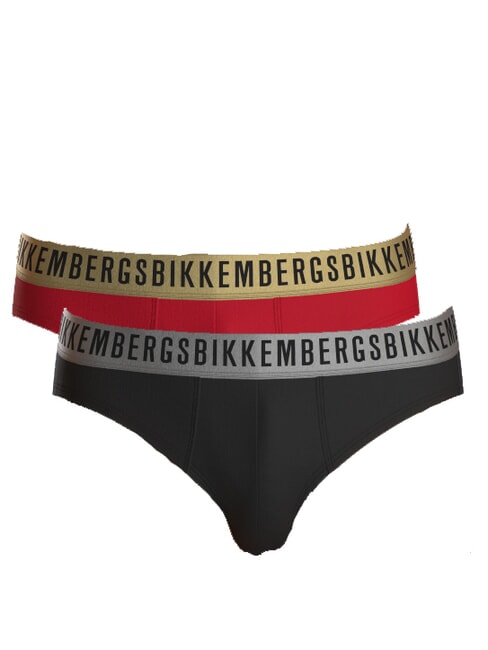BIKKEMBERGS BRIEF 2 Schlupf rot/schwarz - Herrenslip