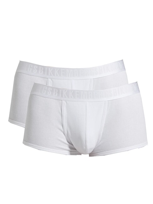 BIKKEMBERGS NEW CLASSIC TRUNK 2 Boxer Weiß - Herrenslip