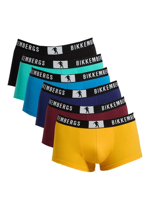 BIKKEMBERGS NEW PUPINO TRUNK 6 Boxer mehrfarbig - Herrenslip