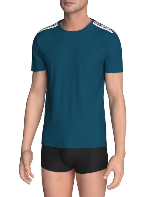 BIKKEMBERGS ELASTIC T-Shirt Blau - Herren-T-Shirts