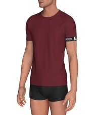 BIKKEMBERGS NEW PUPINO T-Shirt Bordeaux - Herren-T-Shirts - 1