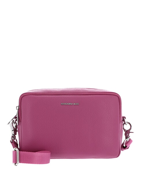 MANDARINA DUCK MELLOW LEATHER Kameratasche aus Leder rotviolett - Damentaschen