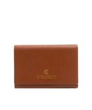 BRACCIALINI BASIC Mittelgroße Brieftasche aus Leder braun - Brieftaschen Damen - 1