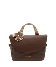 BRACCIALINI SOFIA Lederhandtasche mit Blume - Damentaschen