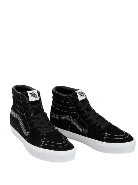 VANS SK8-HI  Leder-Sneakers schwarzes Wildlederschwein - Schuhe Unisex