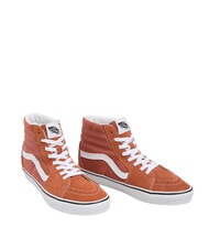 VANS SK8-HI  Leder-Sneakers Farbtheorie Rotbraun - Schuhe Unisex - 1