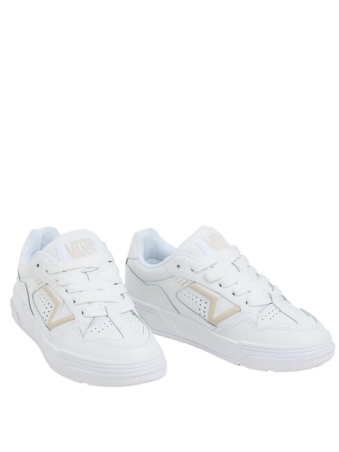 VANS UPLAND Turnschuhe  echtes Weiß/französische Eiche - Schuhe Unisex