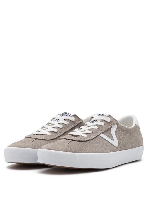 VANS SPORT LOW  Leder-Sneakers Khaki/Weiß - Schuhe Unisex