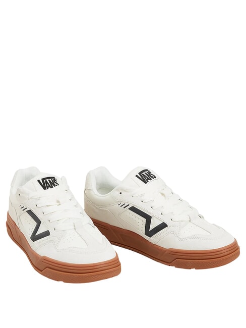 VANS UPLAND Leder-Sneakers Marshmallows/Kaugummi - Schuhe Unisex