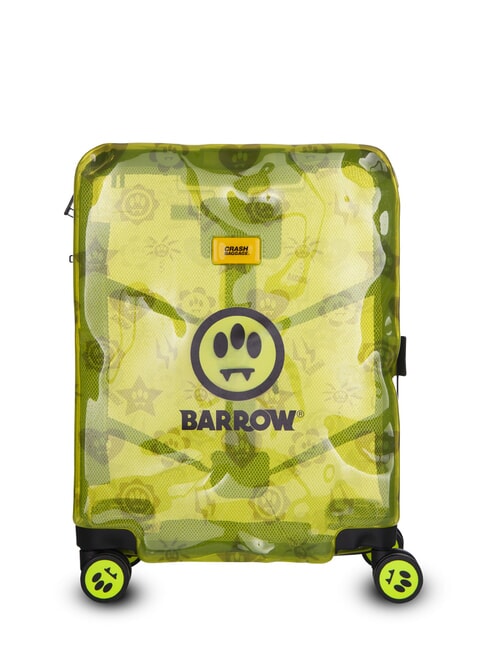 CRASH BAGGAGE SHARE x BARROW Transparenter Handgepäcktrolley klar gelb - Handgepäck