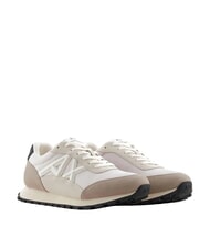 ARMANI EXCHANGE A|X Turnschuhe Plaza Taupe + Off-White - Herrenschuhe - 1