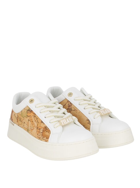 ALVIERO MARTINI PRIMA CLASSE GEO JUNIOR Turnschuhe Weiß / Geo-Beige - Damenschuhe