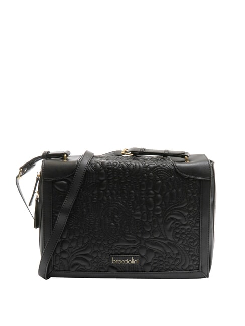 BRACCIALINI GINGER Umhängetasche mit Überschlag Schwarz - Damentaschen