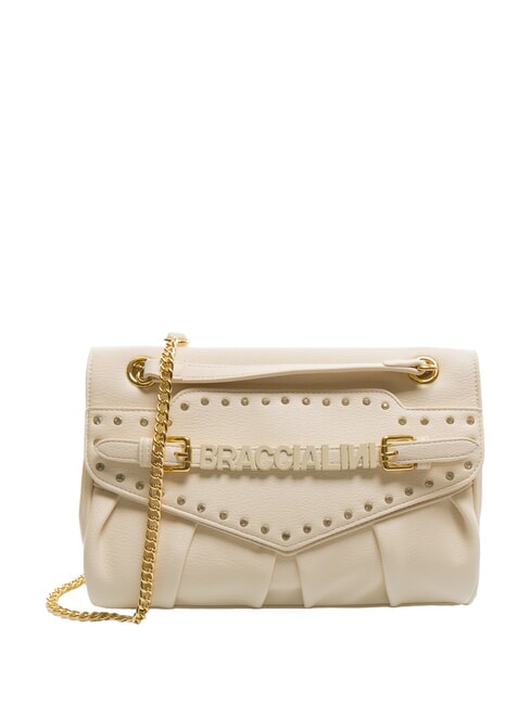 BRACCIALINI GISELLE Wandelbare Tasche mit Klappe Beige - Damentaschen