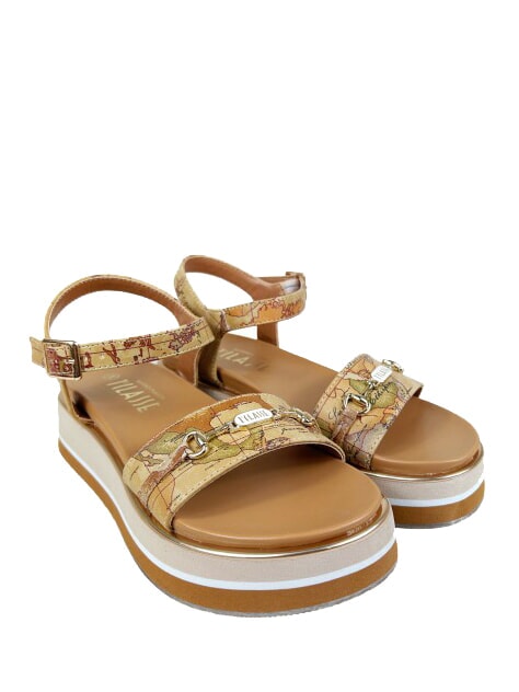 ALVIERO MARTINI PRIMA CLASSE GEO  Keilsandalen NATÜRLICH - Damenschuhe