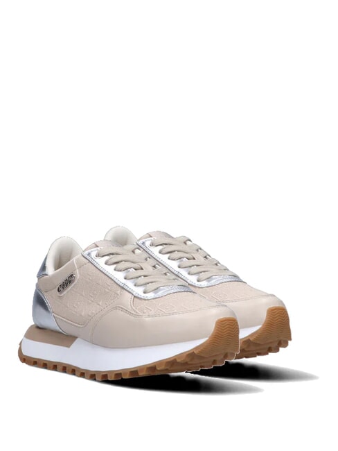 LIUJO EVELYN 915 Sneaker mit Logo-Einsätzen beige/silber - Damenschuhe