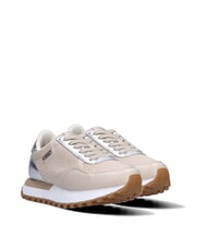 LIUJO EVELYN 915 Sneaker mit Logo-Eins&auml;tzen beige/silber - Damenschuhe - 1