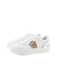 LIUJO SILVIA 906 Sneaker mit Glitzerband Glitzer Weiß/Gold - Damenschuhe - 1