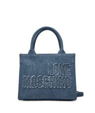 LOVE MOSCHINO DENIM Handtasche, mit Schultergurt Blau - Damentaschen - 1