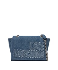 LOVE MOSCHINO DENIM  Umh&auml;ngetasche / Crossbody Bag Blau - Damentaschen - 1