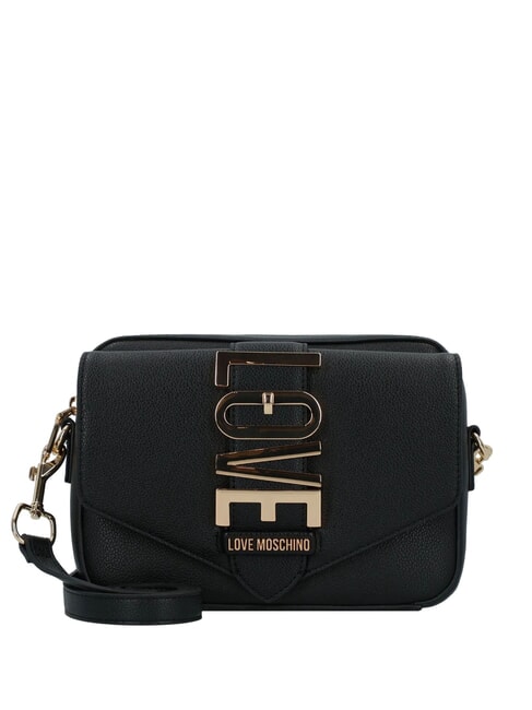 LOVE MOSCHINO VERTICAL LOGO Mini-Umhängetasche Schwarz - Damentaschen