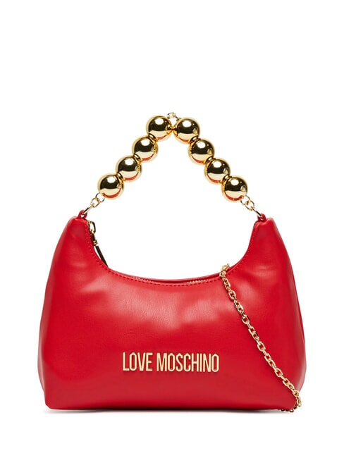 LOVE MOSCHINO CHAIN Mini-Handtasche mit Schultergurt ROT - Damentaschen