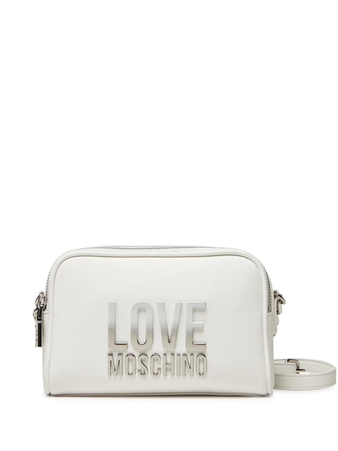 LOVE MOSCHINO BIG LETTERING Mini-Umhängetasche Weiß - Damentaschen