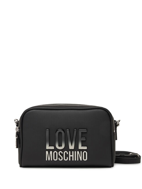 LOVE MOSCHINO BIG LETTERING Mini-Umhängetasche Schwarz Schwarz - Damentaschen