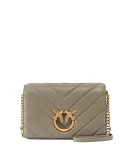 PINKO LOVE CLICK CLASSIC Gesteppte Ledertasche - Damentaschen
