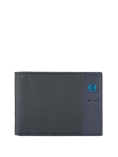PIQUADRO P16 Ledergeldbörse CHEVRON BLAU - Brieftaschen Herren