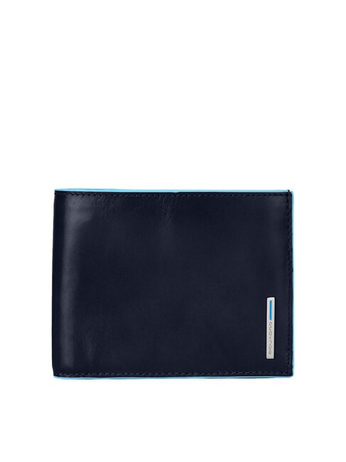 PIQUADRO BLUE SQUARE  Ledergeldbörse mit Klappe Blau - Brieftaschen Herren