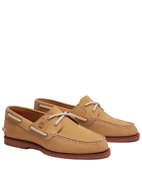 TIMBERLAND CLASSIC BOAT  Bootsschuhe aus Leder mittelbeiges Nubuk - Damenschuhe