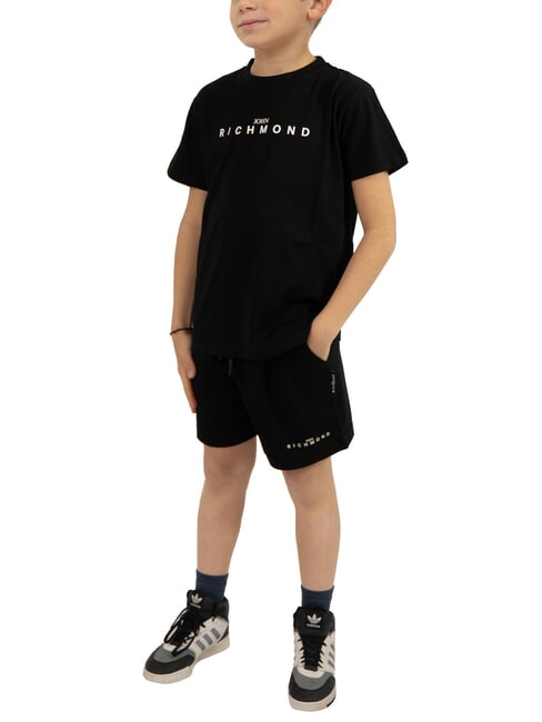JOHN RICHMOND NORMI Set aus T-Shirt und Bermudashorts Schwarz - Trainingsanzüge für Kinder