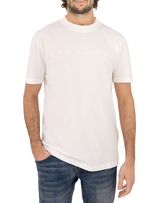 JOHN RICHMOND SOULOKU T-Shirt mit geprägtem Logo nicht-gerade weiss - Herren-T-Shirts