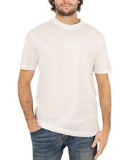 JOHN RICHMOND SOULOKU T-Shirt mit geprägtem Logo Weiß - Herren-T-Shirts - 1