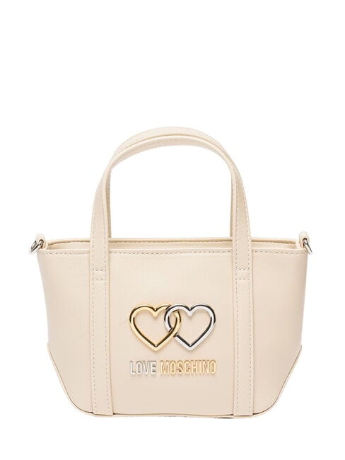 LOVE MOSCHINO TWINS  Mini-Handtasche mit Schultergurt Elfenbein - Damentaschen