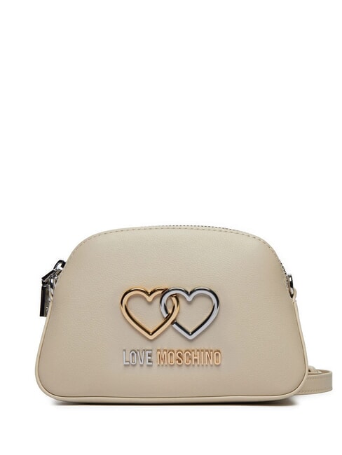 LOVE MOSCHINO TWINS Mini-Umhängetasche Elfenbein - Damentaschen