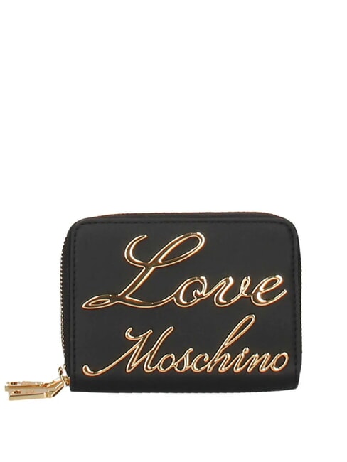 LOVE MOSCHINO LOVELY  Geldbörse mit Rundum-Reißverschluss Schwarz - Brieftaschen Damen