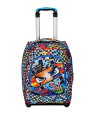 SJGANG FACCE DA SJ! BIG 2-Rad-Trolley-Rucksack - Rucksäcke mit Trolleyfunktion