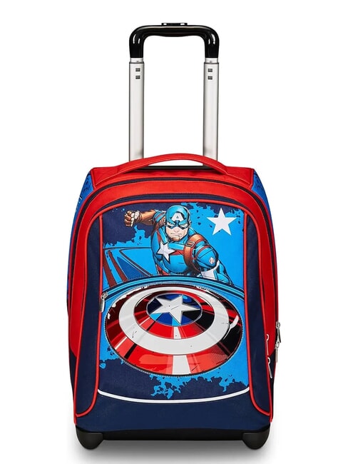 CAPTAIN AMERICA LEGENDARY AVENGER BIG 2-Rad-Trolley-Rucksack blautief - Rucksäcke mit Trolleyfunktion